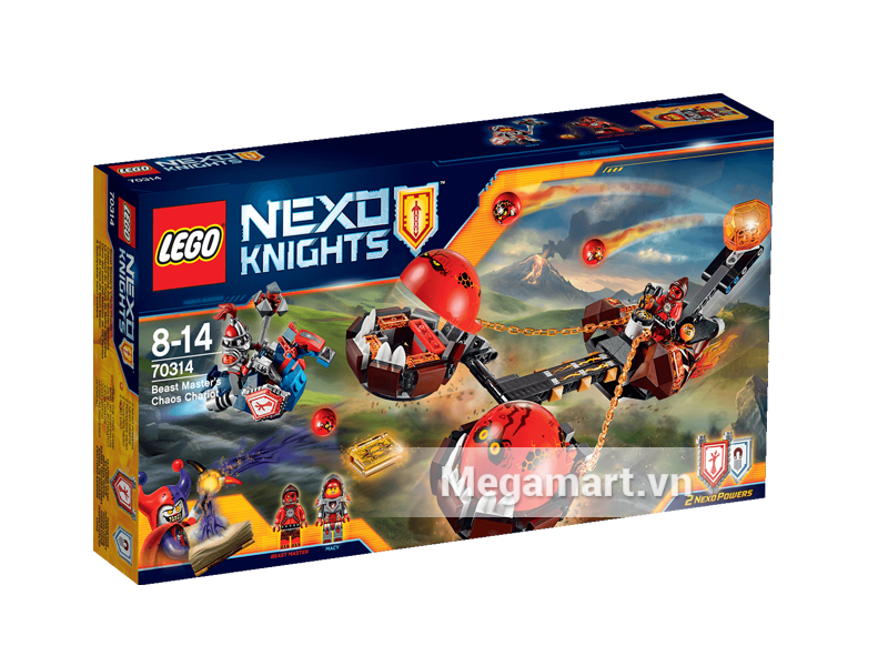 HÌnh ảnh bộ ghép hình Lego Nexo Knights 70314 - Xe Kéo Hủy Diệt