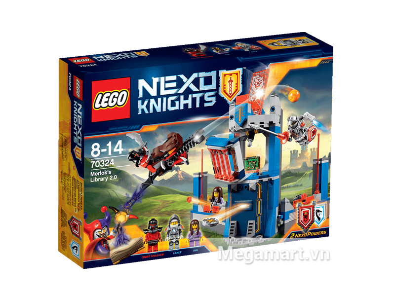 Hình ảnh bộ ghép hình Lego Nexo Knights 70324 - Thư Viện Merlok
