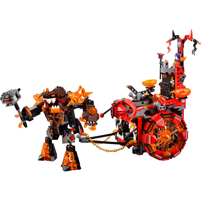 Tên quỷ nham thạch đáng sợ cùng với cỗ xe của hắn