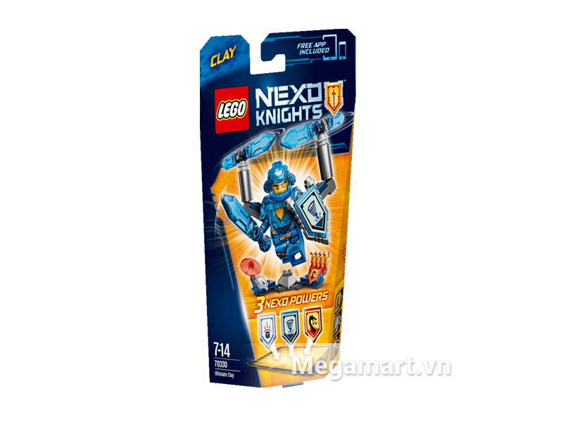 Hình ảnh bộ ghép hình Lego Nexo Knights 70330 - Hiệp Sĩ Clay