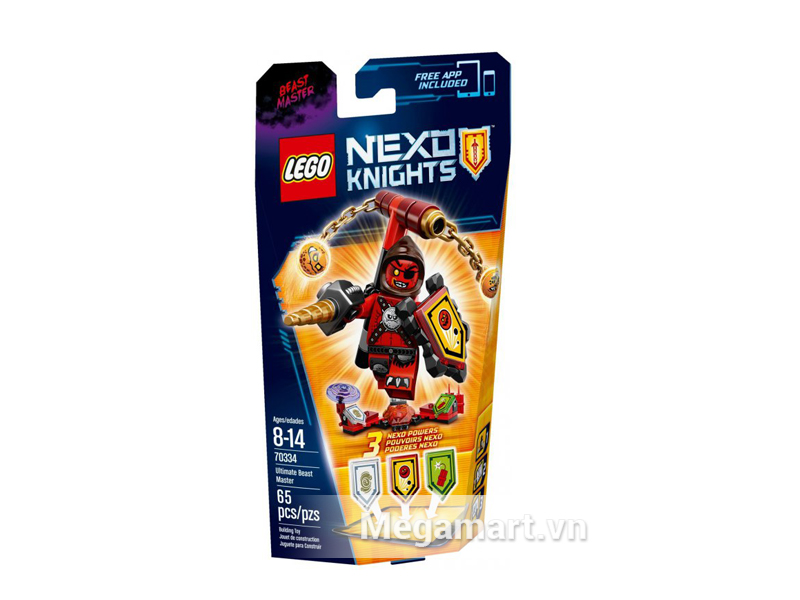 Bộ ghép hình Lego Nexo Knights 70334 - Quỷ Chỉ Huy dành cho các bé tư 8 đến 14 tuổi