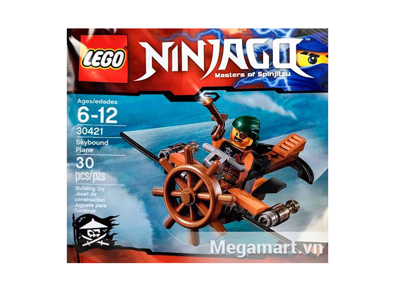 Bộ xếp hình Lego Ninjago 30421 - Tàu Không Tặc dành cho trẻ từ 6 đến 12 tuổi
