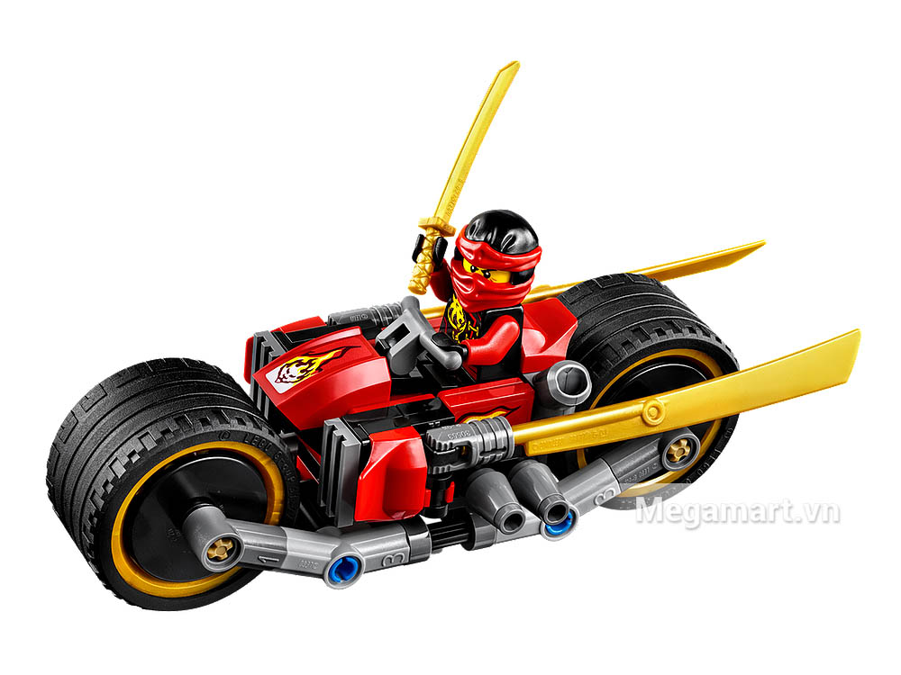 Xe địa hình và nhân vật trong bộ Lego Ninjago 70600 - Xe địa hình Ninja