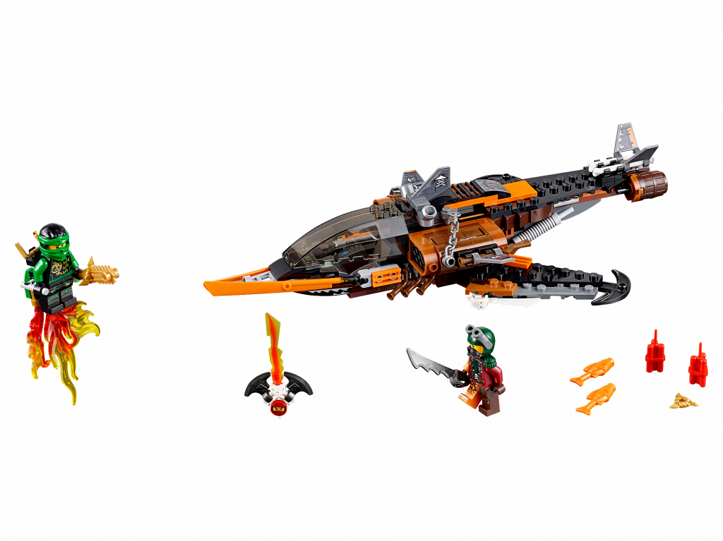 Toàn bộ sản phẩn Lego Ninjago 70601 - Phi Cơ Chiến Đấu Cá Mập