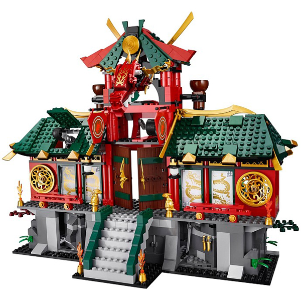 Ngôi đền trong bộ Lego Ninjago 70728 - Trận Chiến Tại Thành Phố Máy Móc