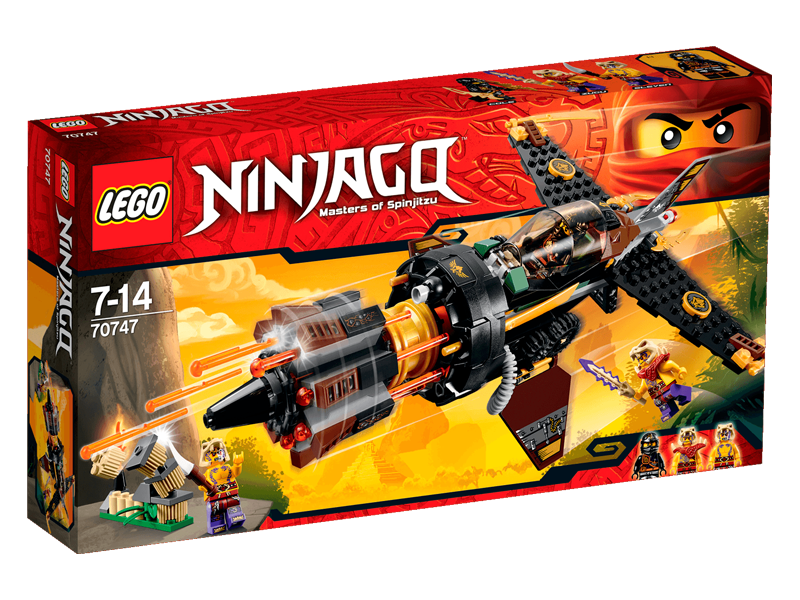 Vỏ sản phẩm Lego Ninjago 70747 - Phi Thuyền Đá