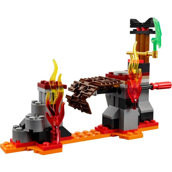 Thác nham thạch xuất hiện trong bộ Ninjago