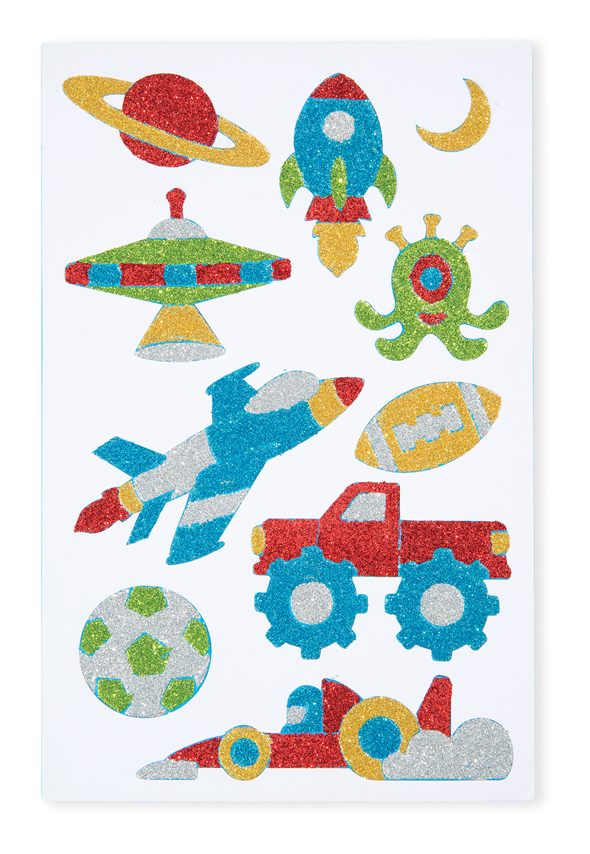Hình ảnh sản phẩm đồ chơi thủ công Melissa & Doug Sticker lấp lánh thám hiểm rừng xanh