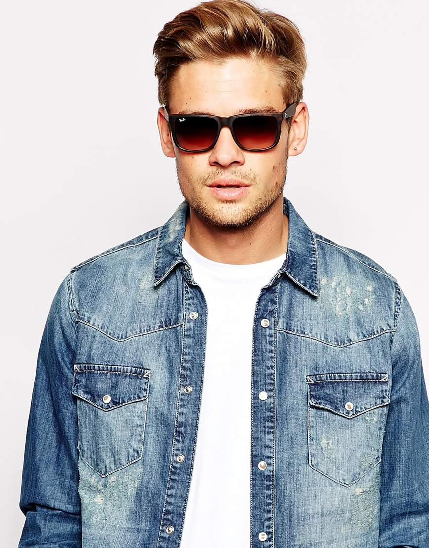 Kính mát gọng vuông Ray-Ban