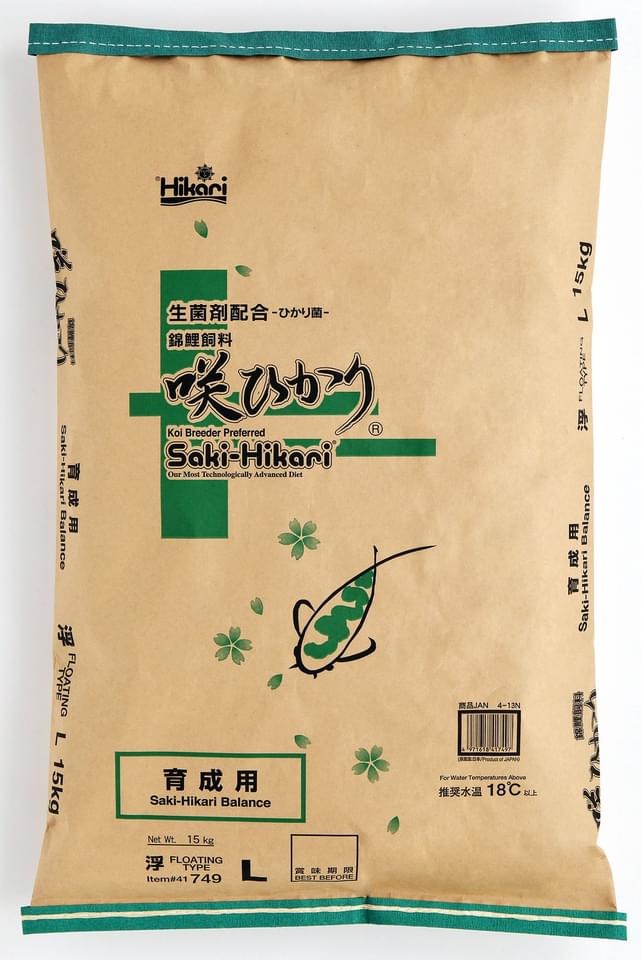 Thức ăn Nhật Bản Saki Hikari Balance tăng trọng cân bằng bao 15kg cho cá Koi