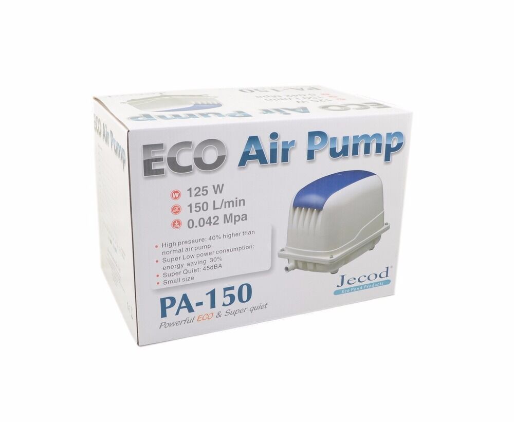 Máy sục khí oxy Jecod Eco PA-150 chuyên dụng hồ cá Koi