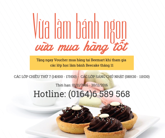 VỪA LÀM BÁNH NGON, VỪA MUA HÀNG TỐT