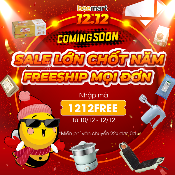 BEEMART 12.12 - SALE LỚN CHỐT NĂM - FREESHIP MỌI ĐƠN