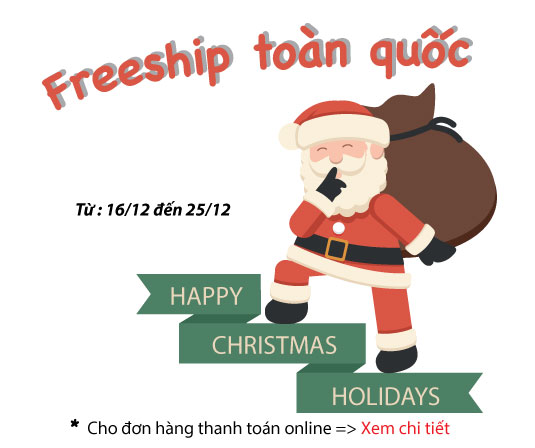 Vui Giáng sinh - Freeship toàn quốc