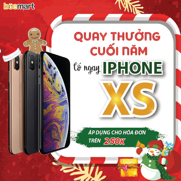 QUAY THƯỞNG CUỐI NĂM - CÓ NGAY IPHONE XS