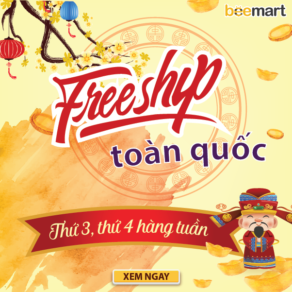 FREESHIP NGÀY VÀNG - ĐÓN TẾT RỘN RÀNG CÙNG BEEMART