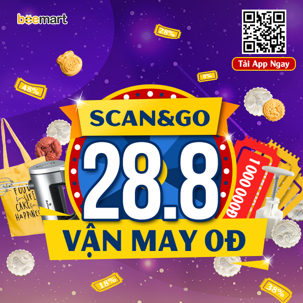 TẢI APP BEEMART - TRẢI NGHIỆM SCAN&GO VÀ THAM GIA VẬN MAY 0Đ