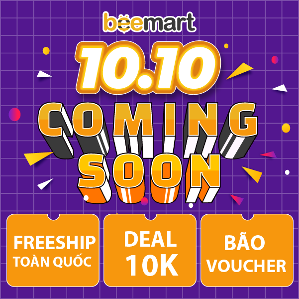  BEEMART 10.10 - ĐÓN BÃO VOUCHER - SỰ KIỆN SĂN SALE LỚN NHẤT THÁNG 10