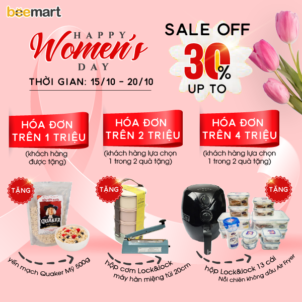 20/10 - HAPPY WOMAN'S DAY!!! NGẬP TRÀN ƯU ĐÃI