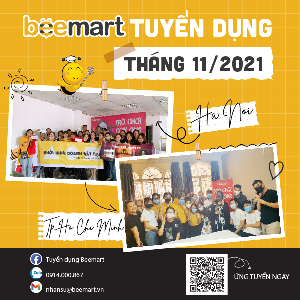 [Beemart 2021] - Bản tin TUYỂN DỤNG THÁNG 11