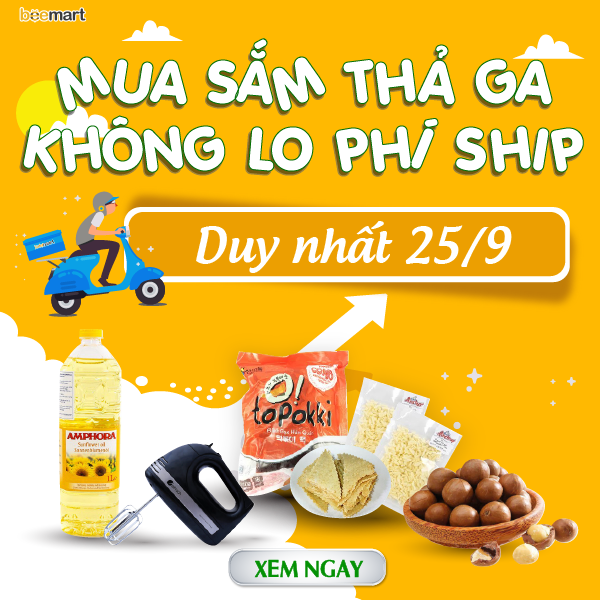 DUY NHẤT 25/9 BÙNG NỔ MUA SẮM - PHÍ SHIP 0 ĐỒNG
