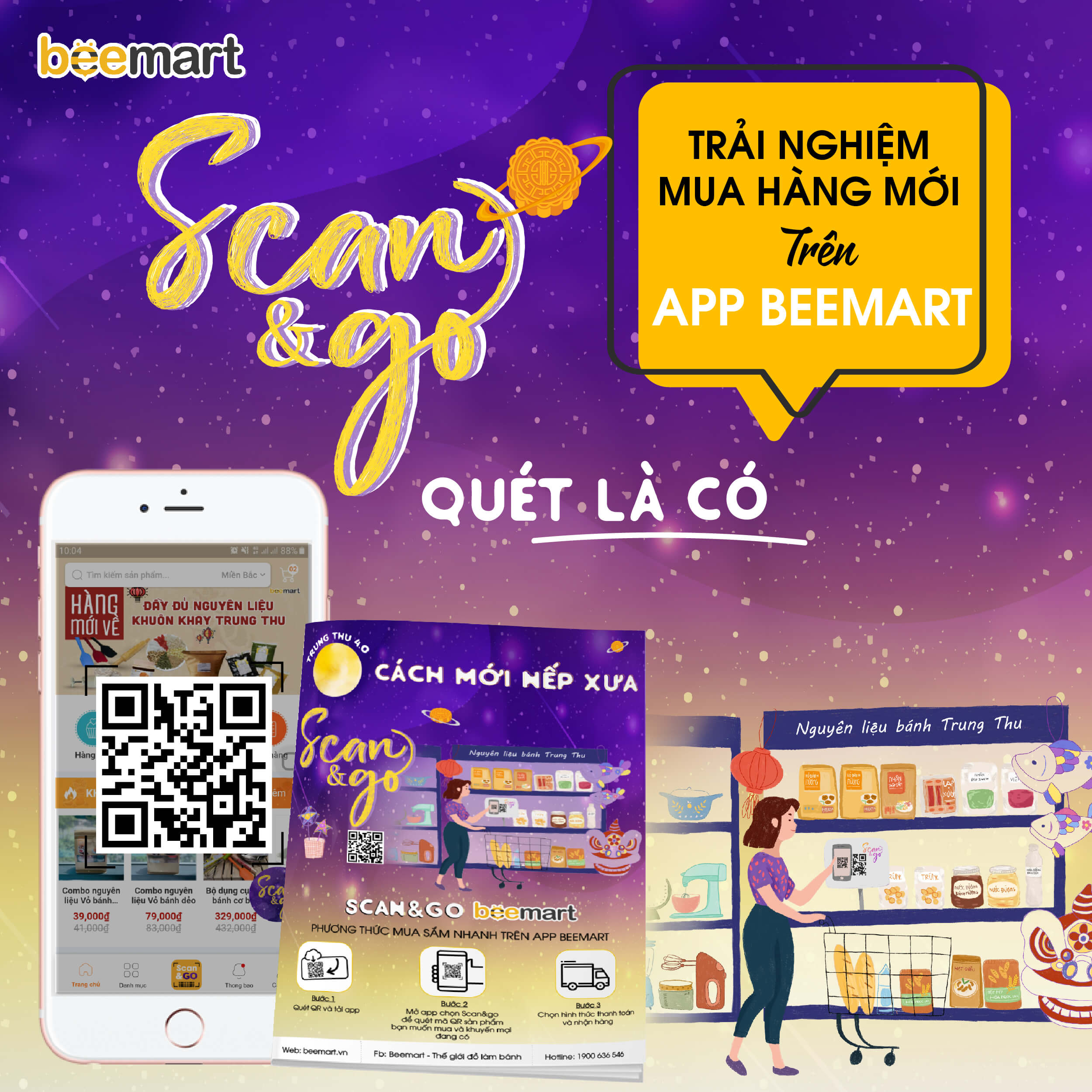 “Scan & Go: Quét là có” - Trải nghiệm mua hàng mới trên App Beemart