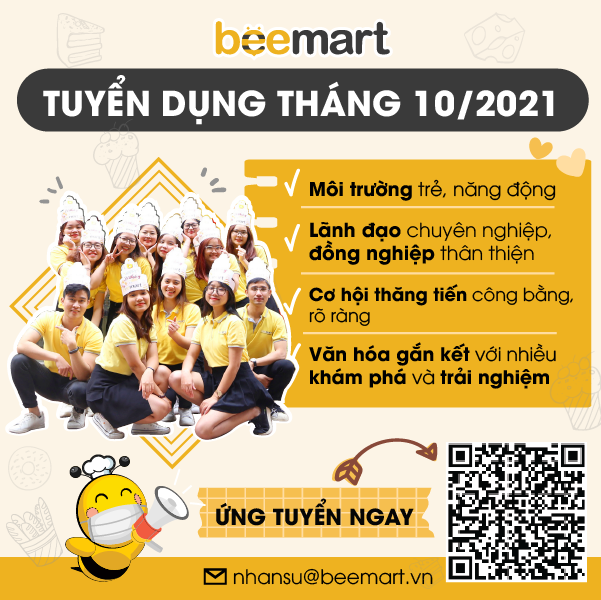 [Beemart 2021] - Bản tin TUYỂN DỤNG THÁNG 10