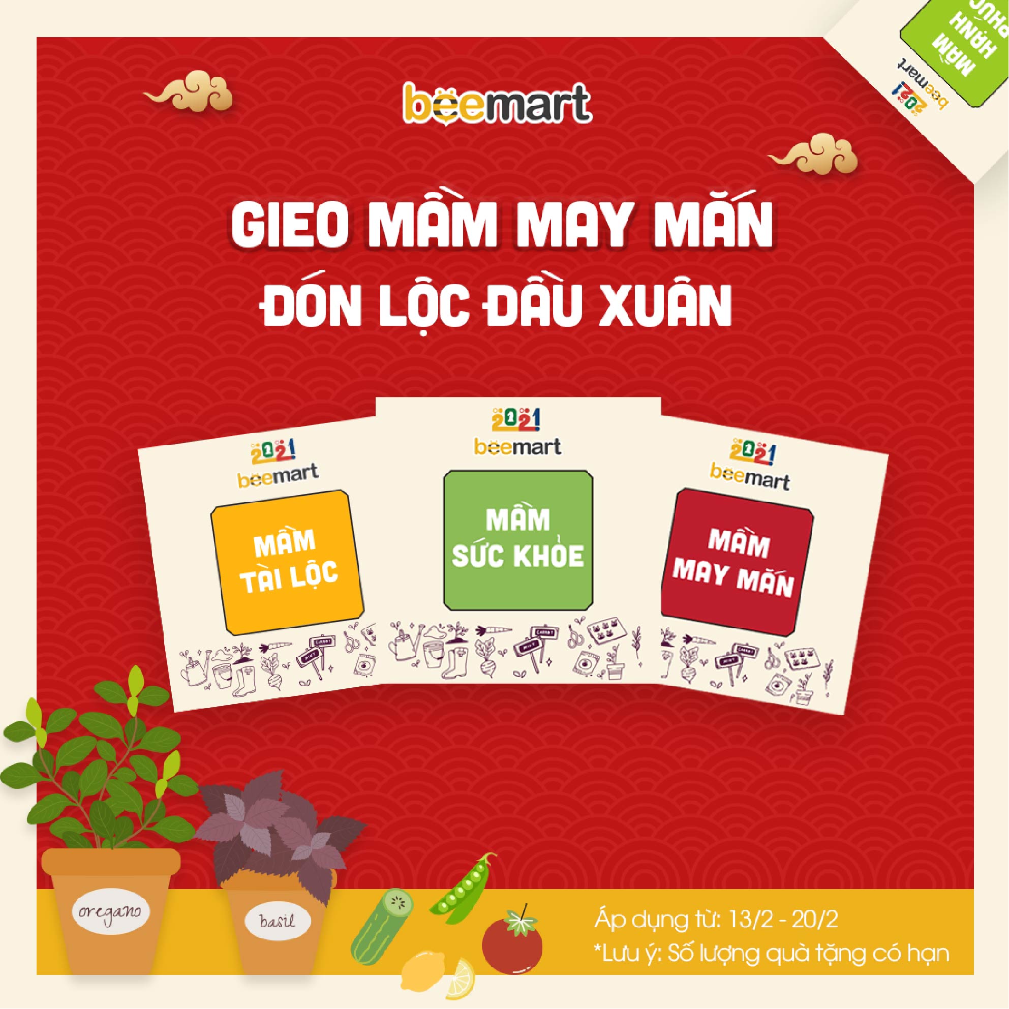 GIEO MẦM MAY MẮN - ĐÓN LỘC ĐẦU XUÂN