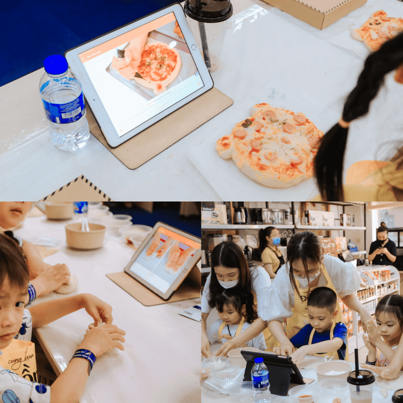 Workshop “VŨ TRỤ PIZZA” - Sự kiện mừng Quốc tế Thiếu nhi: Khi công nghệ giúp việc làm bánh dễ dàng hơn