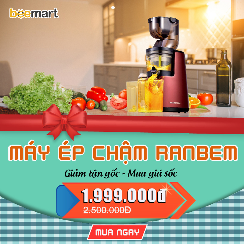 Máy ép chậm Ranbem 615 - lựa chọn của các cô nàng công sở