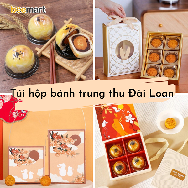 Lựa chọn mua túi, hộp đựng bánh trung thu Đài Loan sang trọng và hiện đại