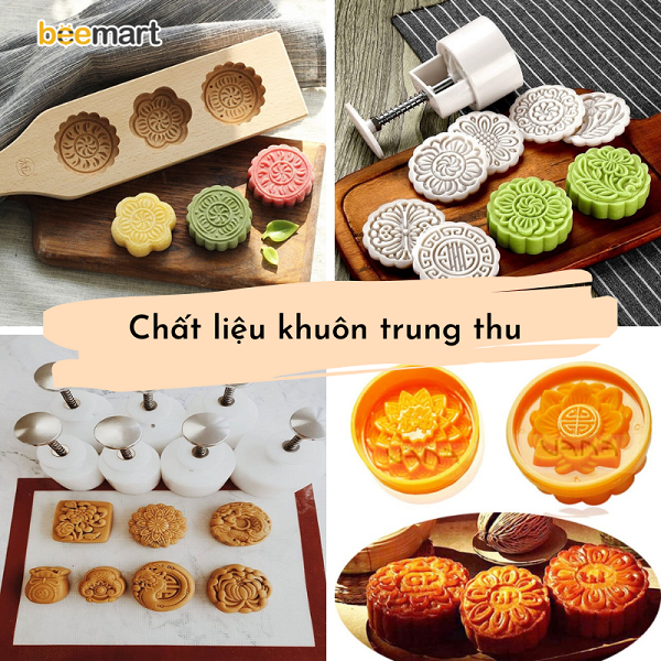 Đa dạng các loại khuôn bánh trung thu hiện đại