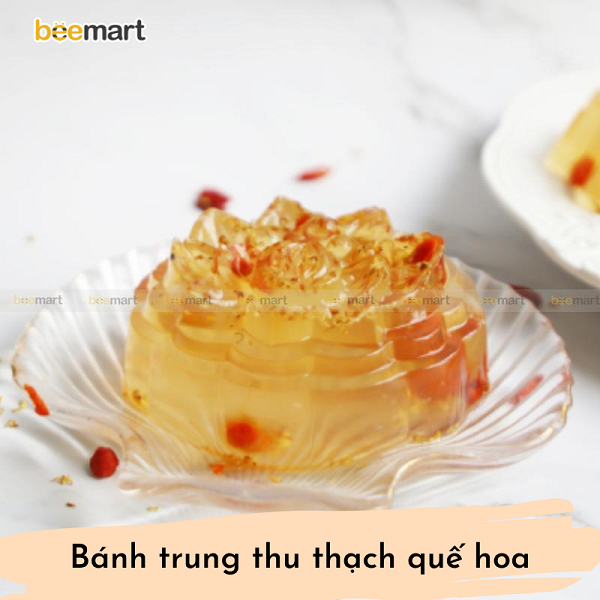 Cách làm Bánh Trung thu thạch quế hoa lung linh