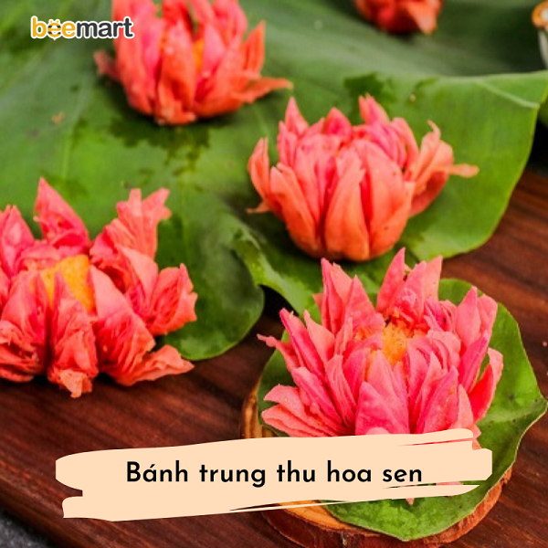 Trổ tài làm bánh trung thu hoa sen ngàn lớp độc đáo tại nhà