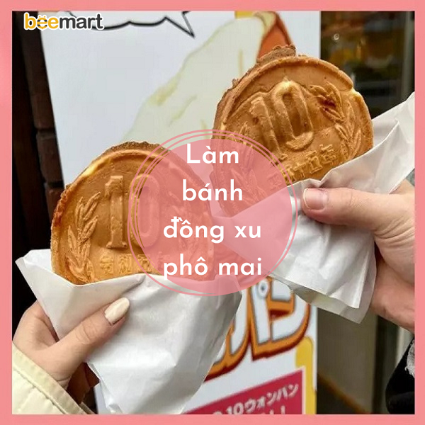 Khám phá cách làm Bánh đồng xu phomai Hàn Quốc siêu 