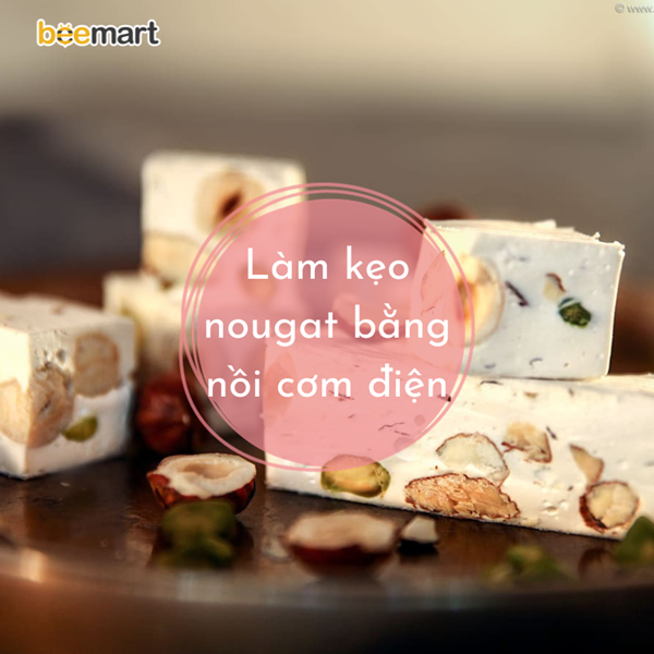 Khám phá cách làm kẹo nougat marshmallow bằng nồi cơm điện