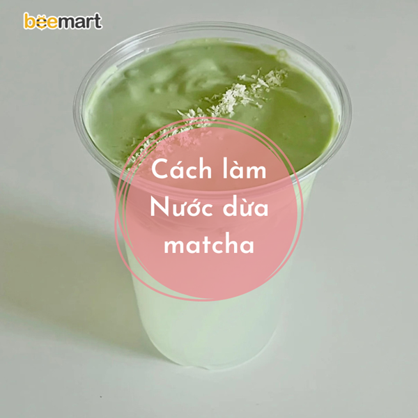 Khám phá cách làm nước dừa matcha mát lạnh giải nhiệt cho ngày hè