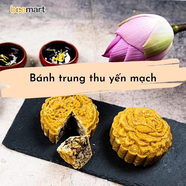 Bánh trung thu yến mạch cho người ăn kiêng