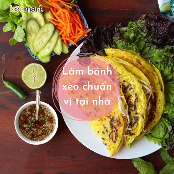 Cách làm bánh xèo giòn tan chuẩn vị miền Trung