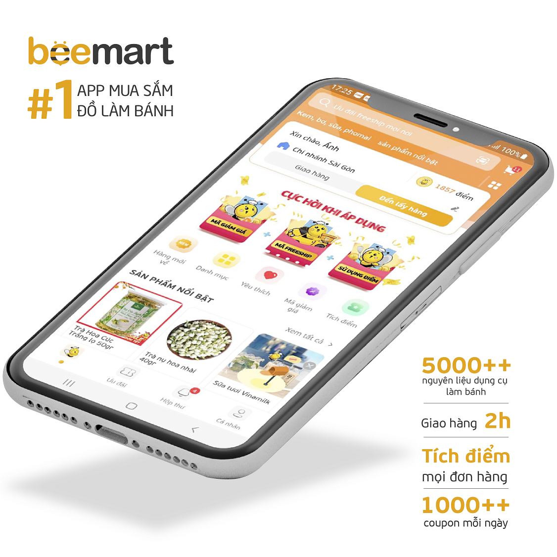 APP BEEMART - ỨNG DỤNG MUA SẮM ĐỒ LÀM BÁNH #1