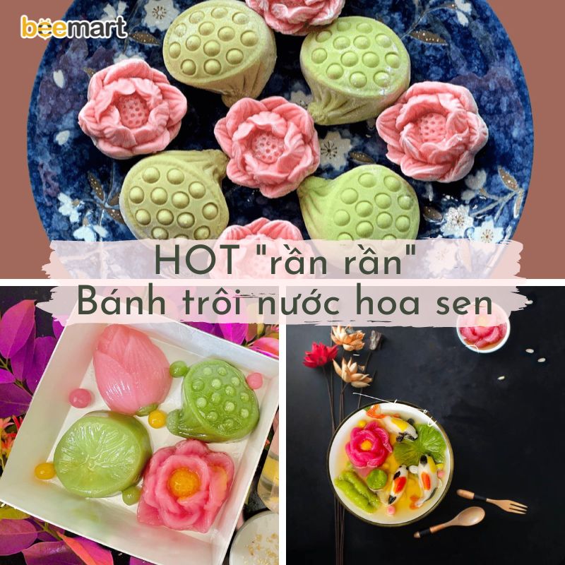 HOT “RẦN RẦN” BÁNH TRÔI NƯỚC HOA SEN CHO NGÀY TẾT HÀN THỰC !!