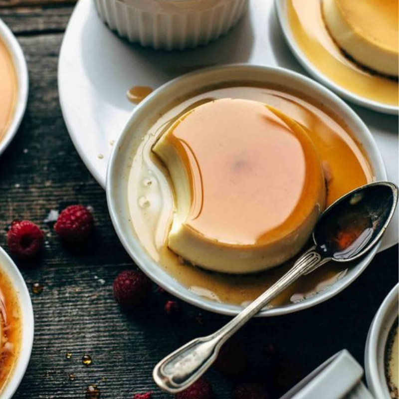 Cách làm bánh flan với whipping cream thơm ngon, béo ngậy, không bị rỗ