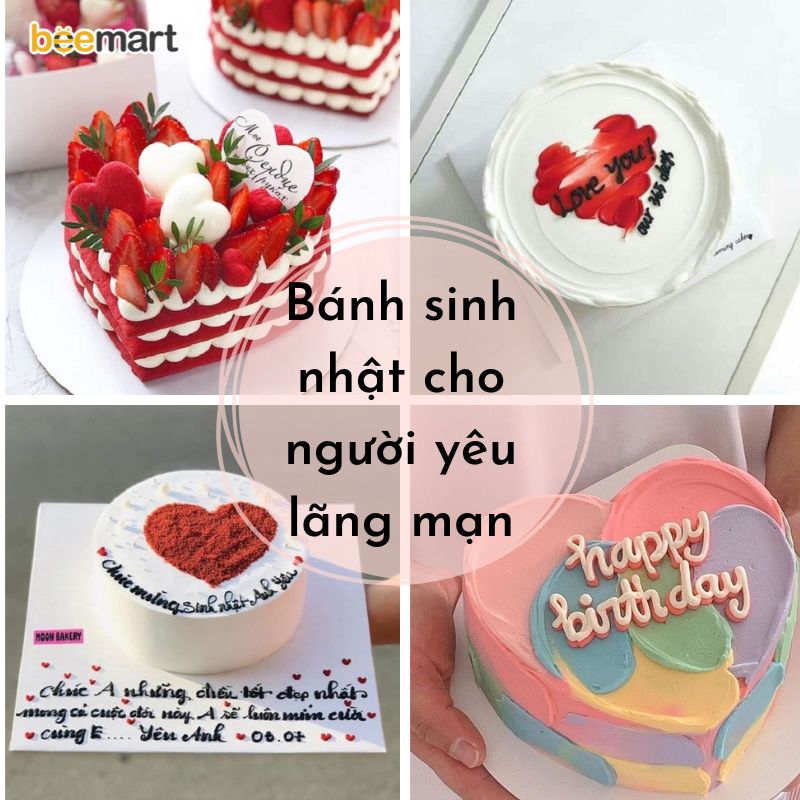 Hướng dẫn tạo Mẫu bánh sinh nhật đẹp dành cho người yêu từ các nguyên liệu dễ kiếm