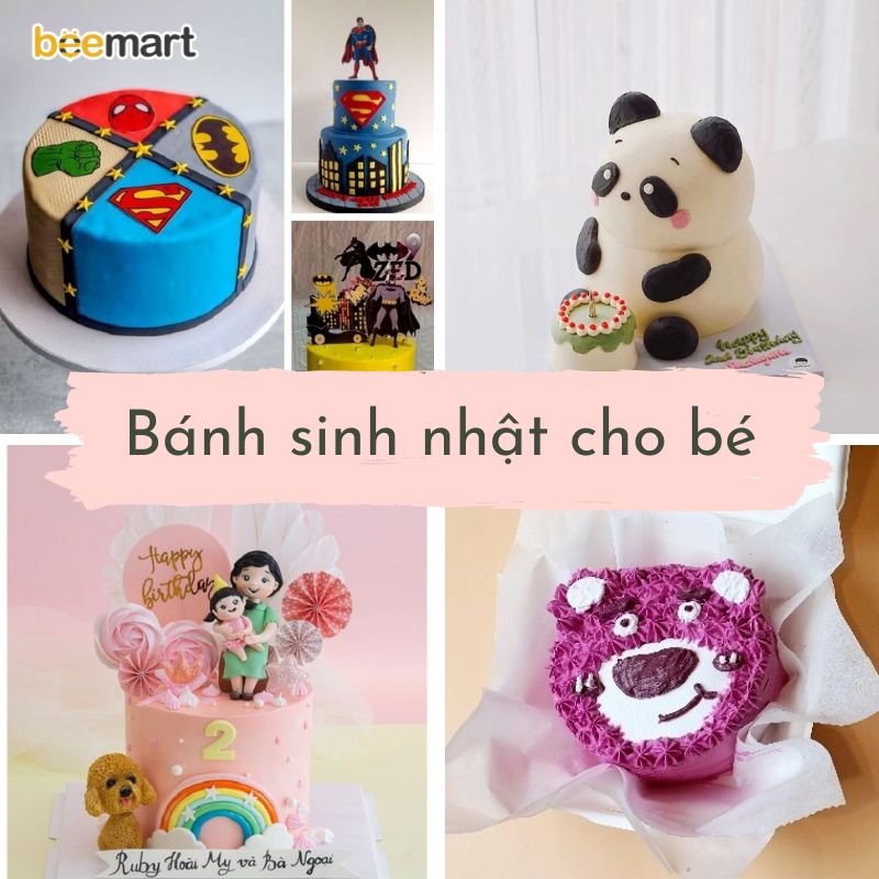 5 mẹo lựa chọn bánh sinh nhật cho bé đẹp và ngon miệng nhất