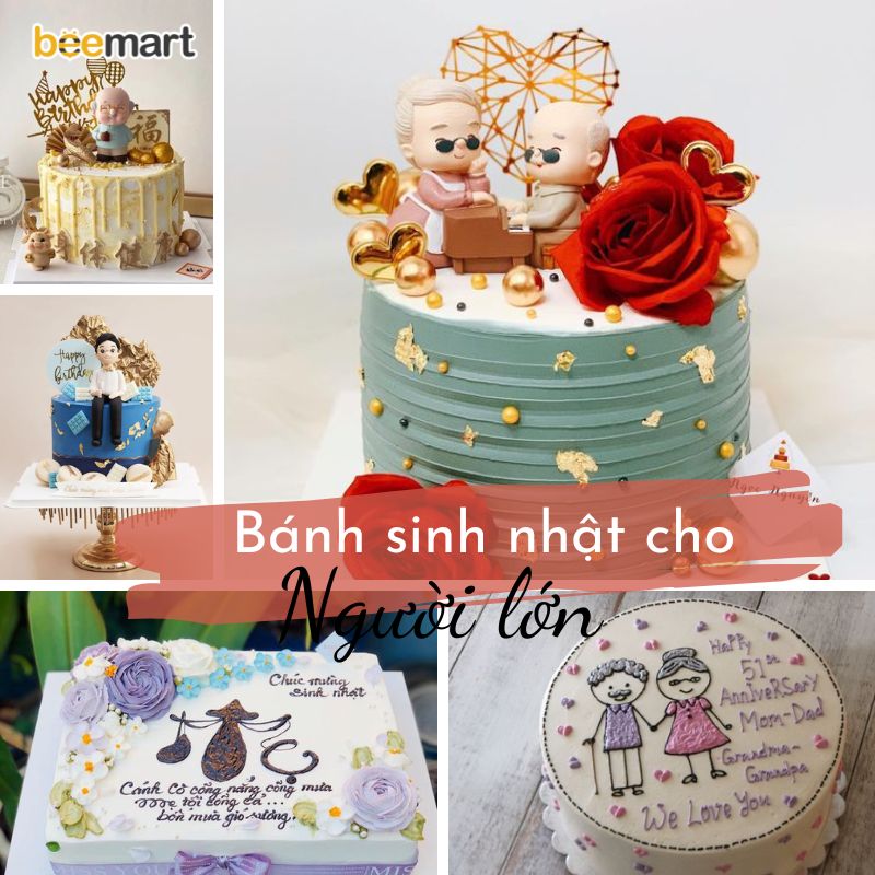 30 mẫu bánh sinh nhật đẹp bắt mắt phù hợp với mọi lứa tuổi