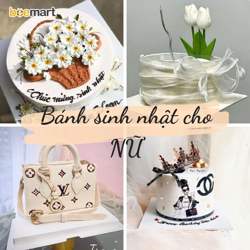 Cập nhật 50+ mẫu bánh sinh nhật cho nữ đẹp và ý nghĩa - món quà dành tặng người phụ nữ yêu thương