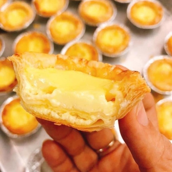 Bánh tart trứng ngon không kém KFC