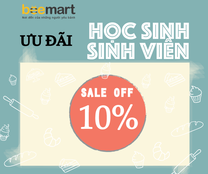 Giảm giá 10% cho Học sinh - sinh viên