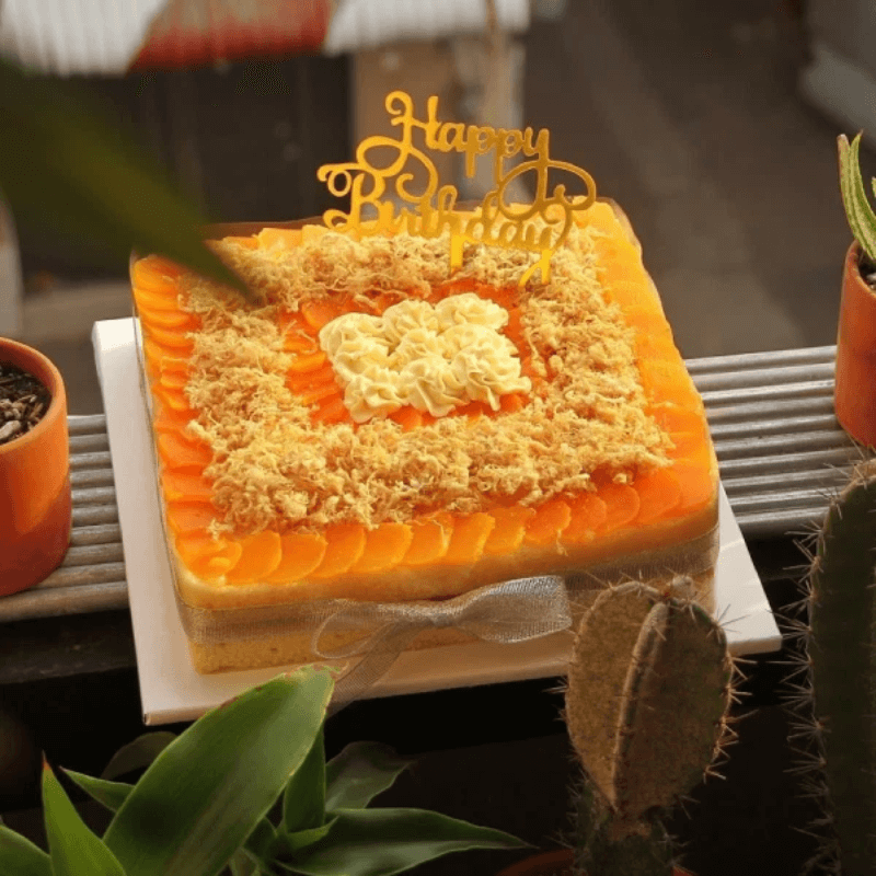 Bánh sinh nhật bông lan trứng muối  Giá Tốt Miễn Phí Vận Chuyển Đủ Loại   Shopee Việt Nam