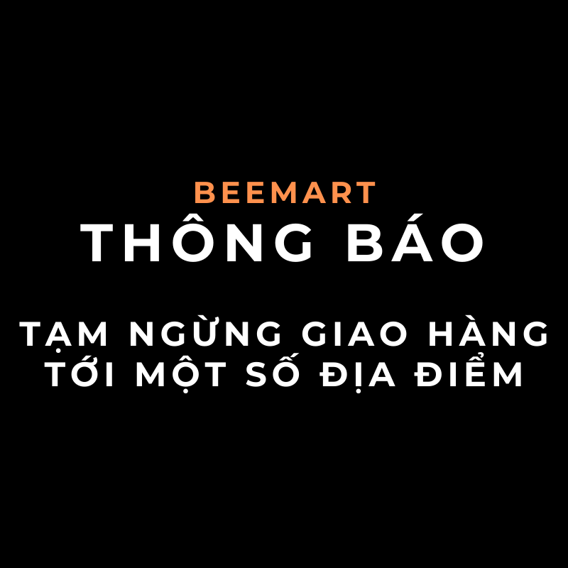 THÔNG BÁO TẠM NGỪNG GIAO HÀNG TỚI MỘT SỐ ĐỊA ĐIỂM